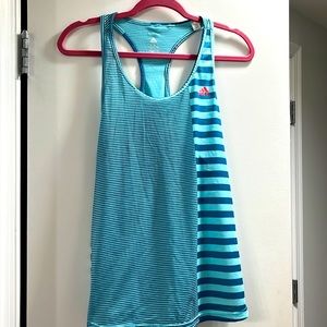 Striped adidas tank